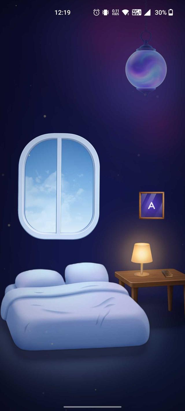 Immersive bedroom scene