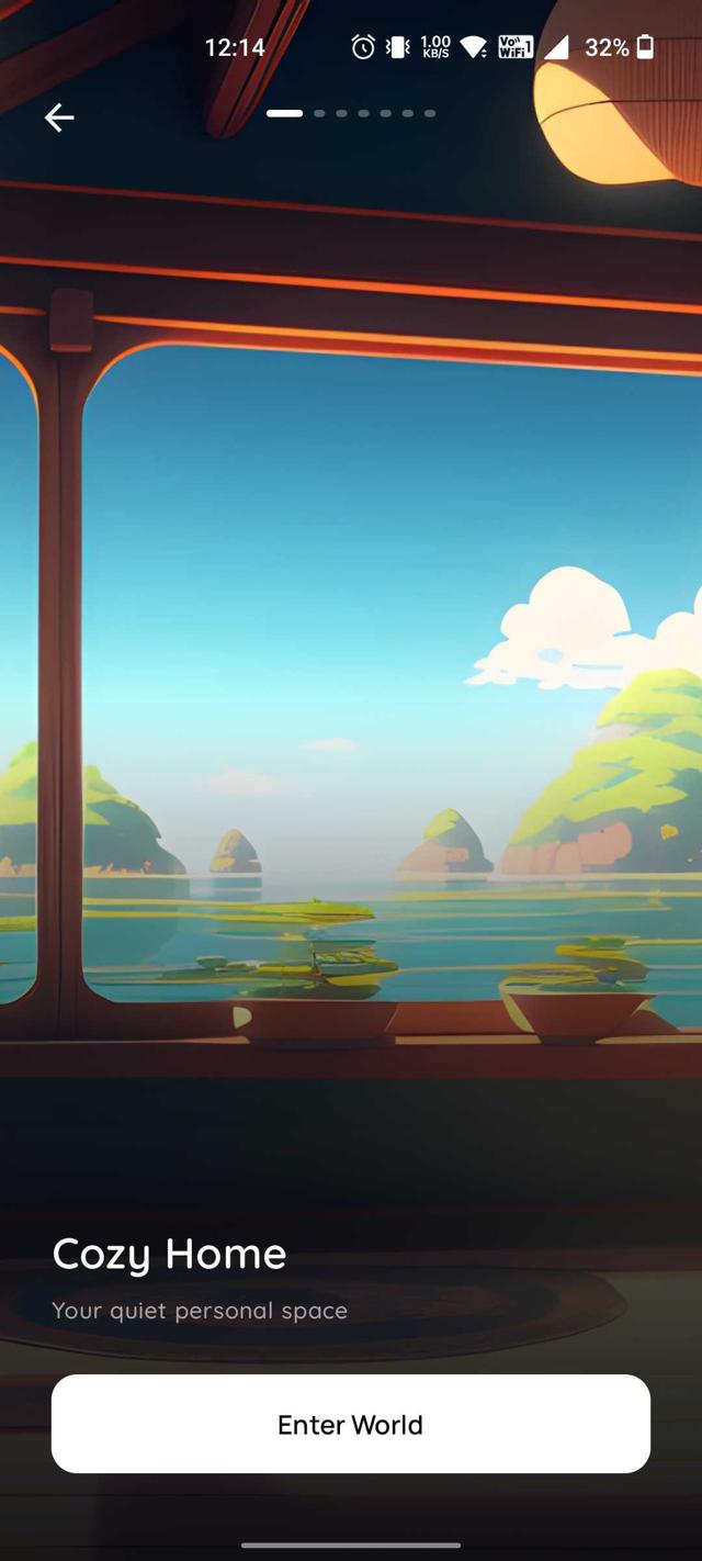 Cozy Home scene with serene ocean view